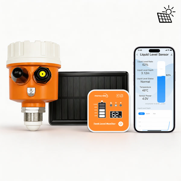 Moray ME203RSP Solar Energy Gateway Temperature Non-Contact Ultrasonic Level Indicator Sensor Water Level Sensor