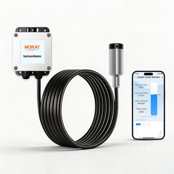 ME202W 10M Tuya APP Smart Home WIFI Tank Level Meter Wireless High Accuracy Water Fuel Diesel Oil Liquid Level Sensor