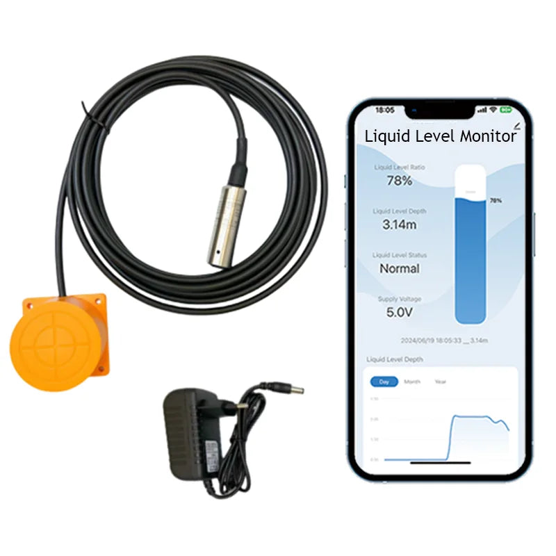 MoraySmart MorayElec MoraySensor 5M WiFi Tuya Liquid Level Sensor for Diesel & Oil ME202D by Moray - product image 5