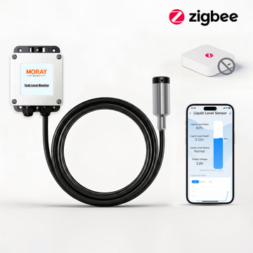MoraySmart MorayElec MoraySensor 5M Zigbee Tuya Water Tank Level Sensor ME202WZ by Moray - main product image