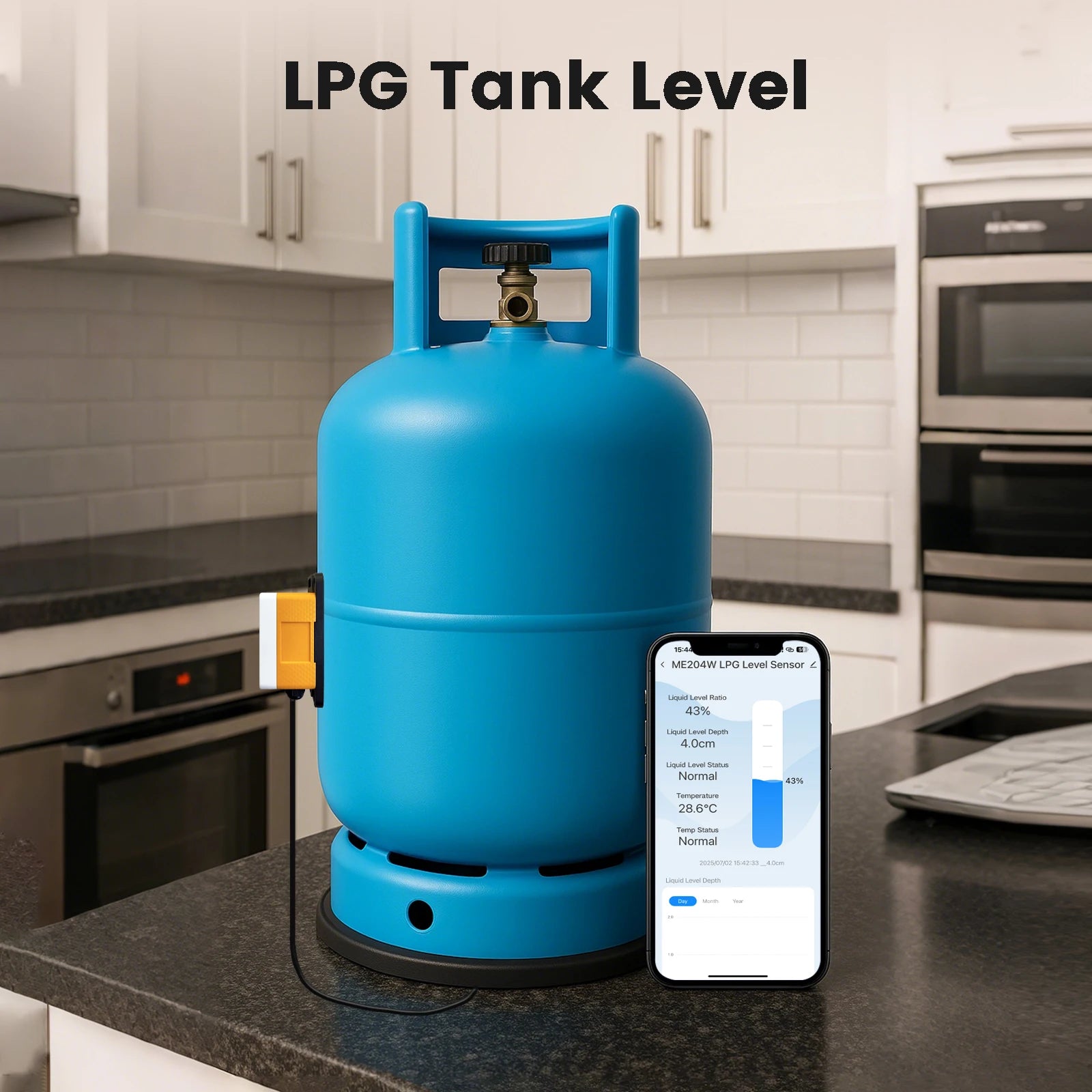 MoraySmart MorayElec MoraySensor Zigbee Non-Contact LPG Tank Level Monitor ME204Z by Moray - product image 3