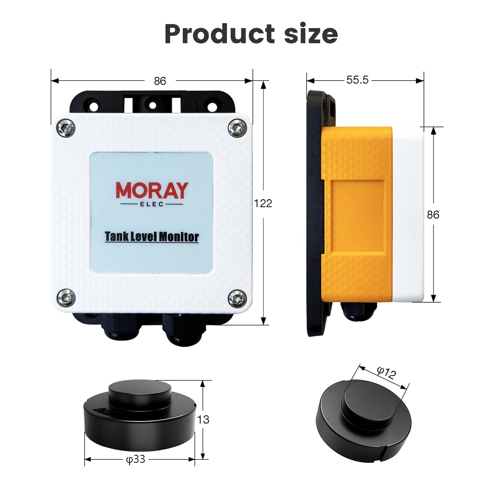 MoraySmart MorayElec MoraySensor Zigbee Non-Contact LPG Tank Level Monitor ME204Z by Moray - product image 6