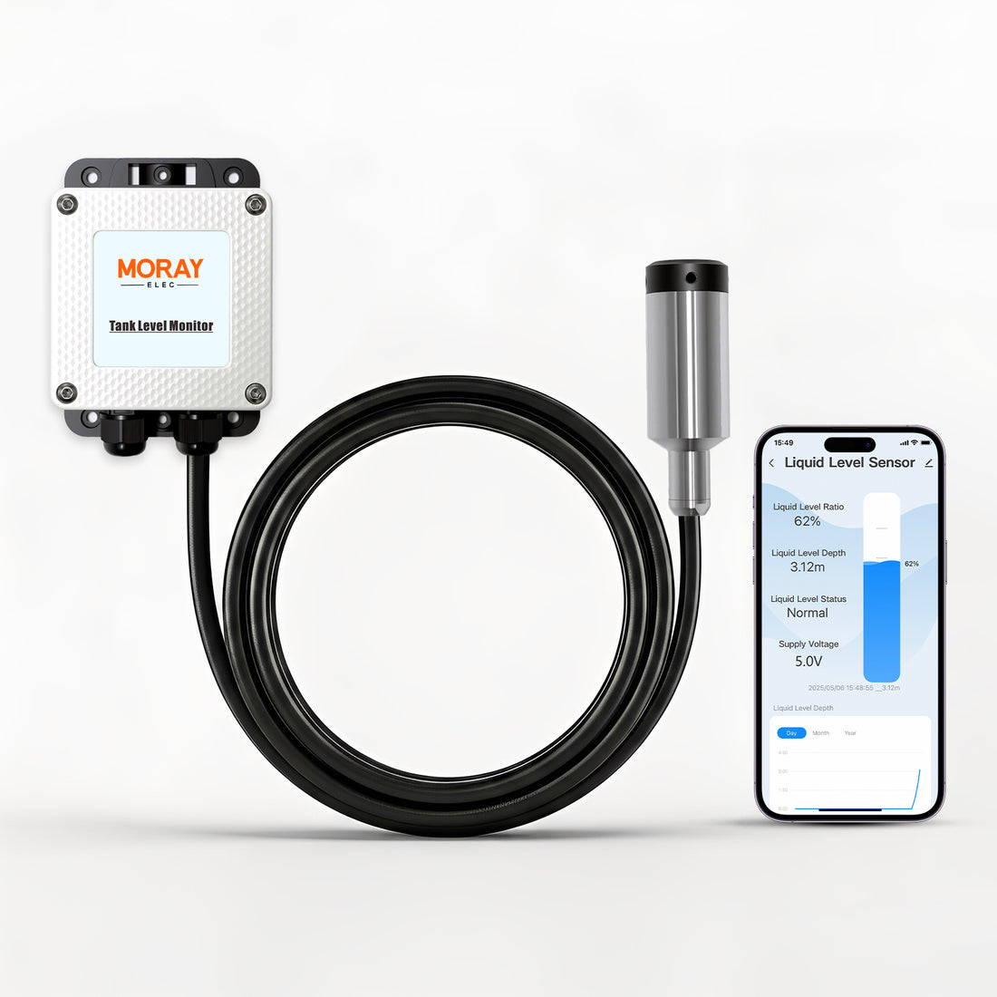 MoraySmart ME202W water tank level sensor home rainwater tank lifestyle product cover